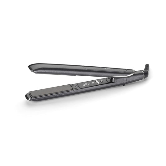 BaByliss Platinum Diamond 235 Hair Straighteners, Super Ionic, Ceramic plates for Enhanced Smoothness & Shine, Memory function, Ultra-fast heat up, 10 heat settings up to 235°C