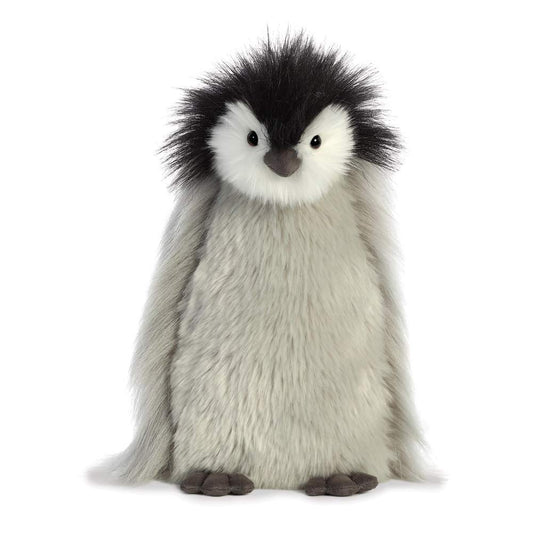 Aurora, 03510, Luxe Boutique, Milly The Baby Emperor Penguin, 11In, Soft Toy, Grey, White and Black