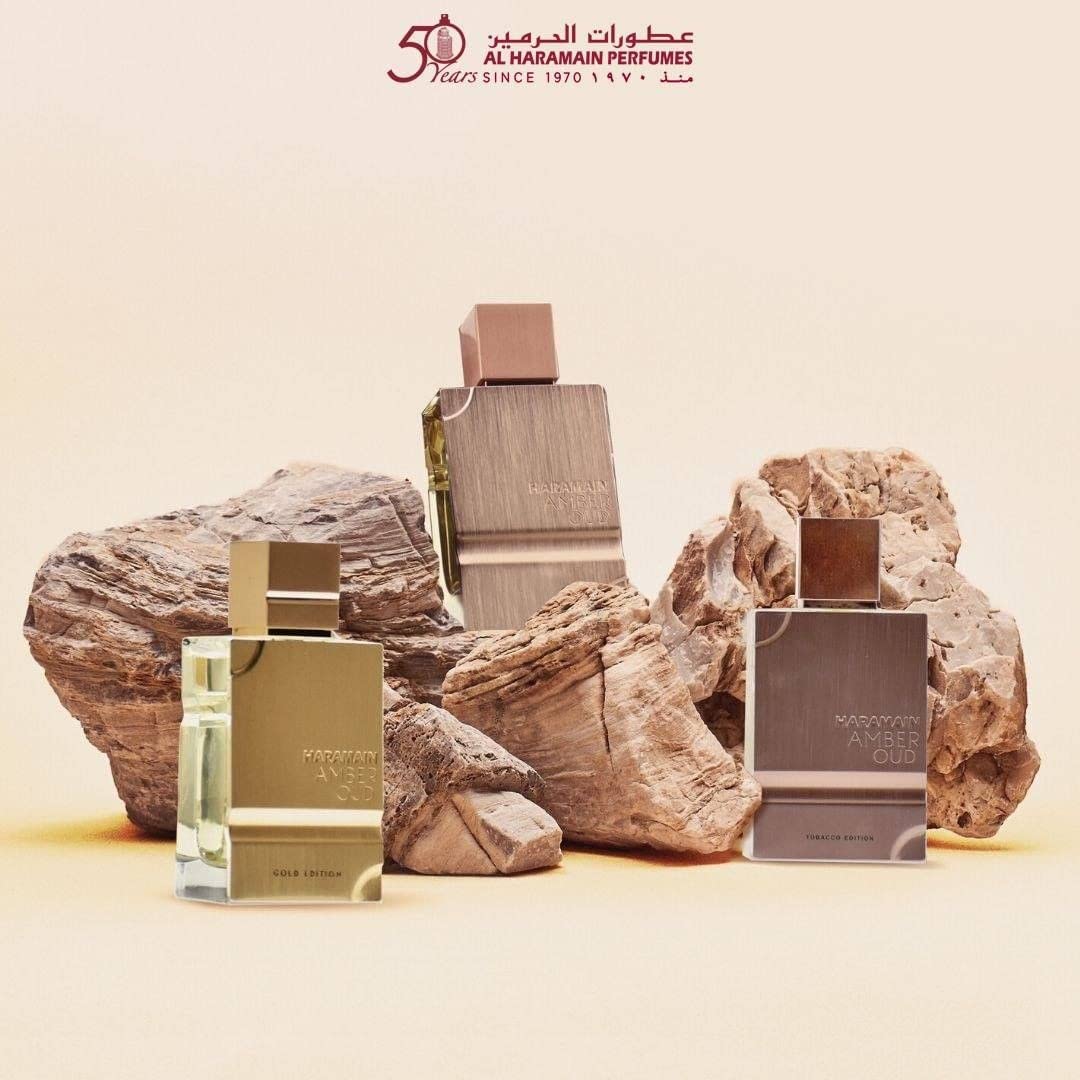 Al Haramain Amber Oud Tobacco Edition 60ml | Women's Eau de Parfume Spray | Oriental Fragrance | Luxury Arabian Unisex Perfume Vanilla