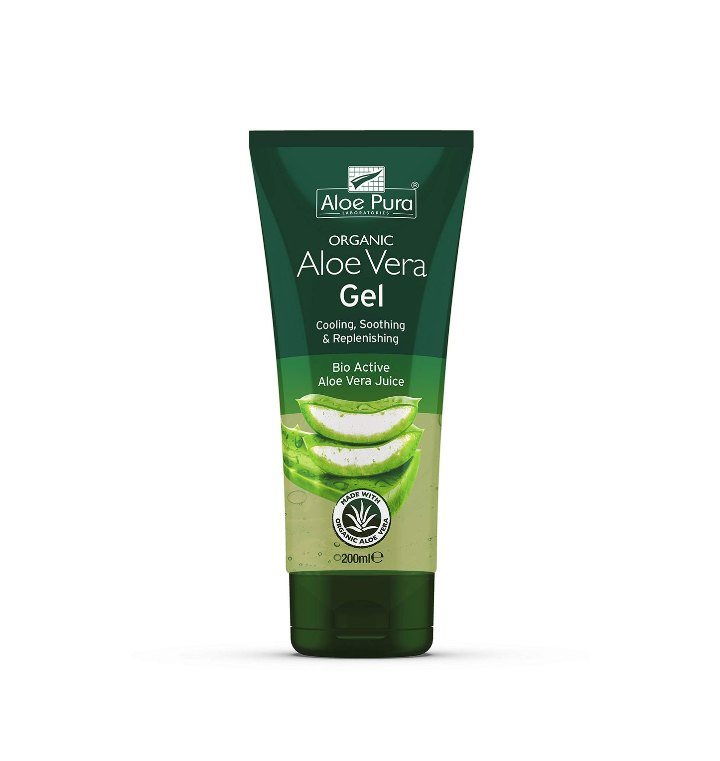 Aloe Pura Aloe Vera Gel Skin Treatment 200ml Pack of 4 Packaging May Vary