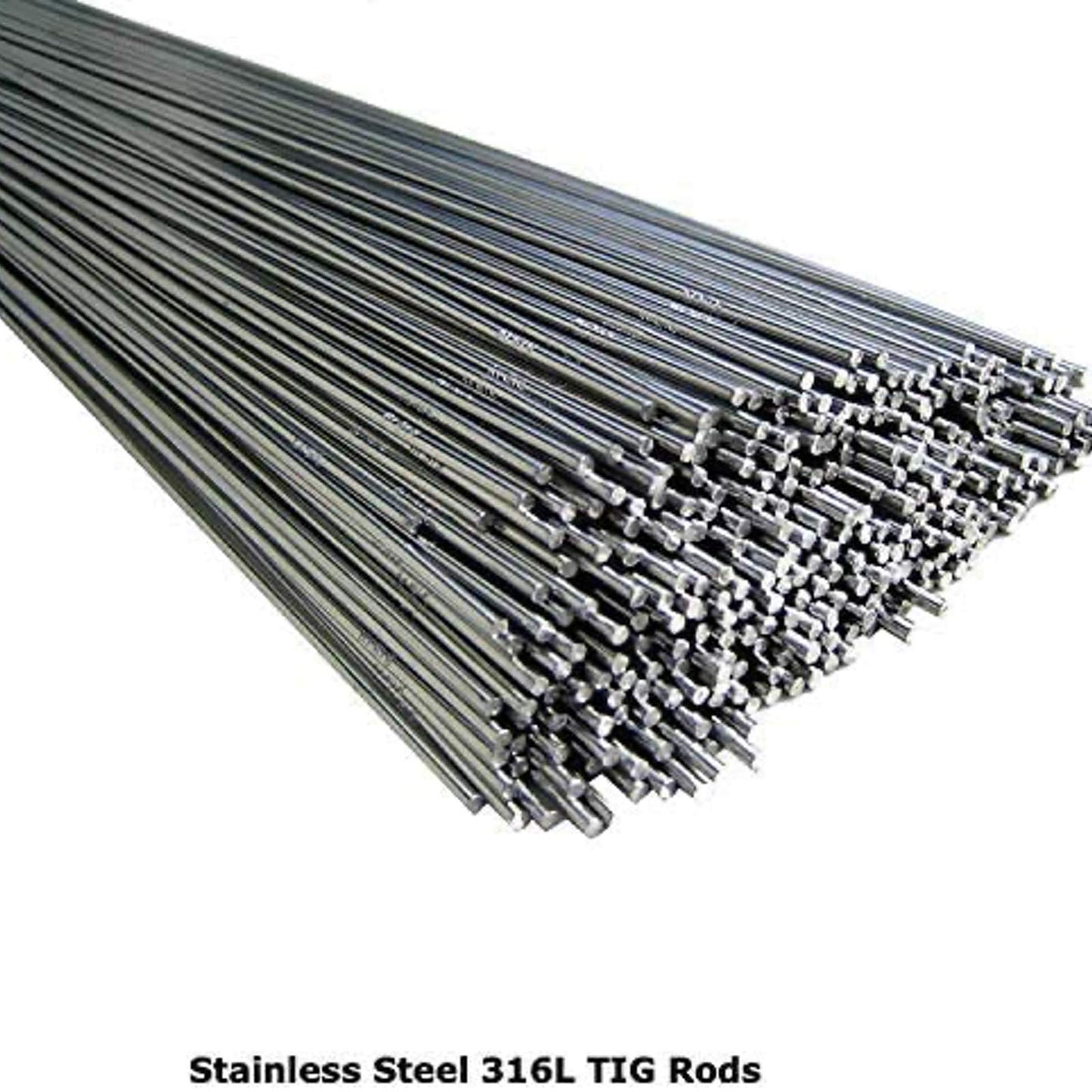 316L Stainless Steel TIG Welding Rods Filler Electrodes 1.0mm 1.2mm 1.6mm 2.0mm 2.4mm 3.2mm by BMF DIRECT® (50, 1.6mm) 50