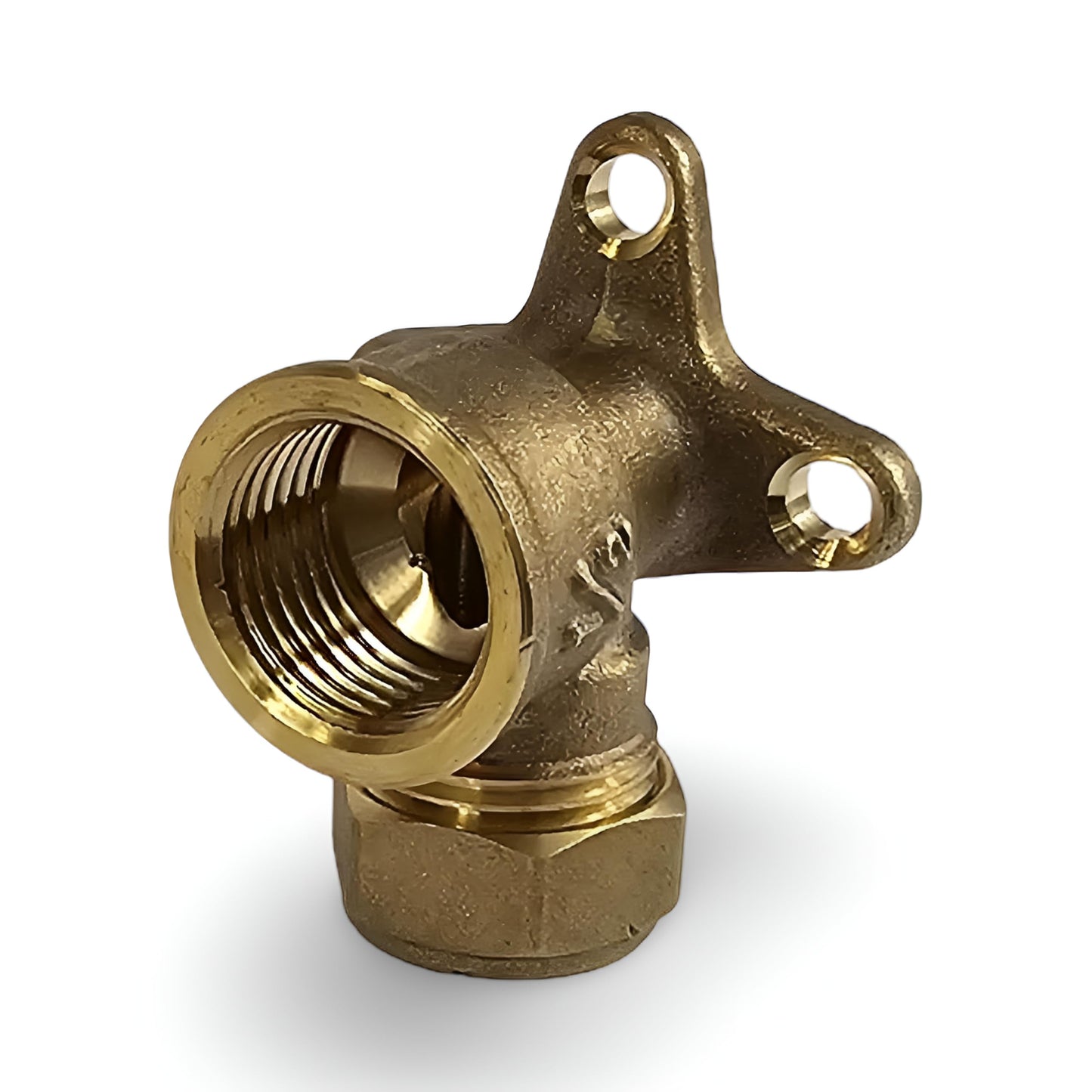 Wärmer System Water Bibcock Tap 1/2 inch BSP with Brass Wall Plate Fixture BS1010-2