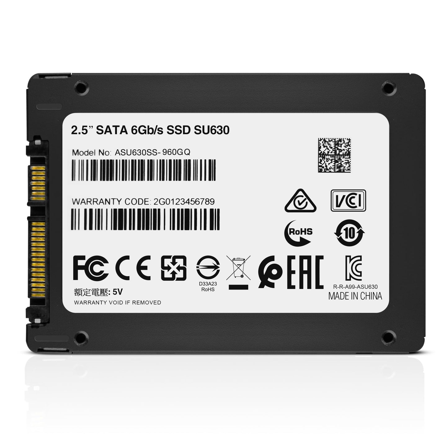 ADATA Ultimate SU630 960GB Solid State Drive, Black 960 GB