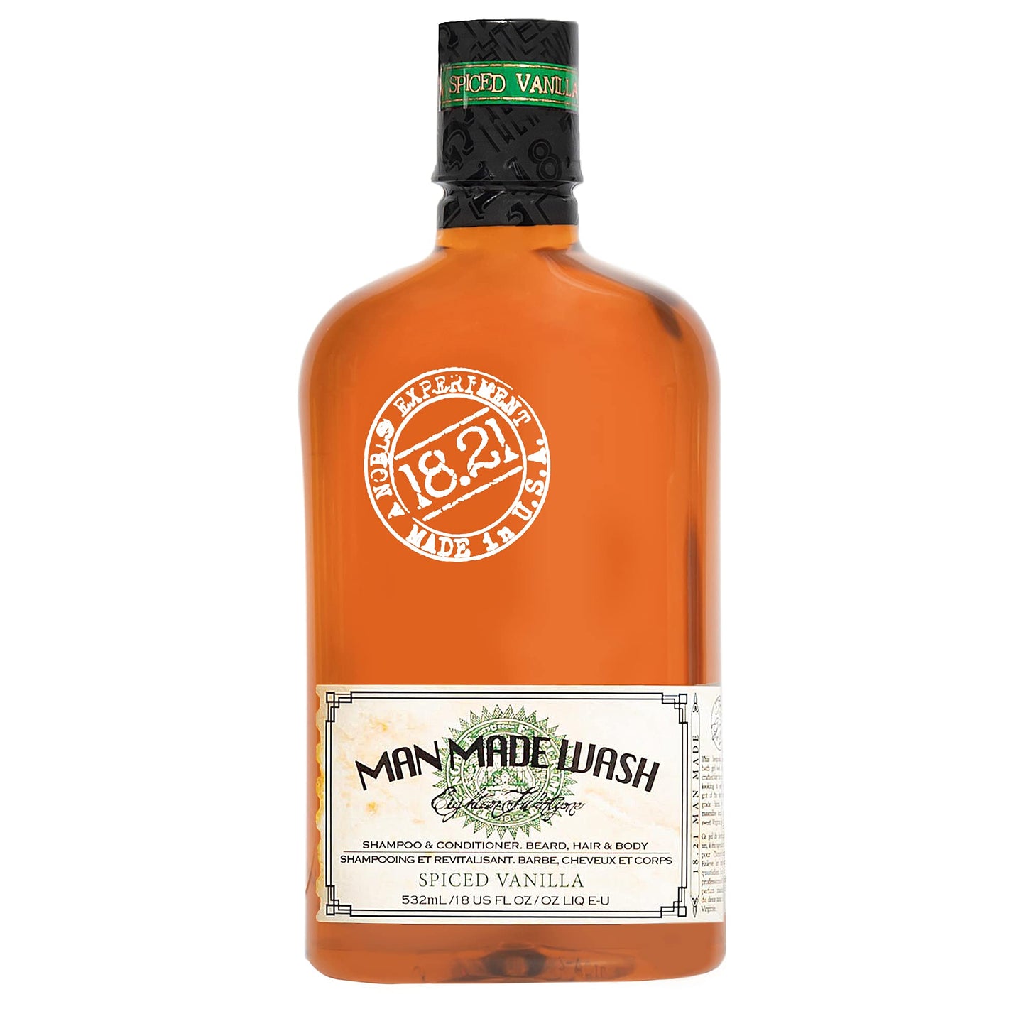 18.21 Man Made Man Made Wash - Spiced Vanilla for Men 18 oz