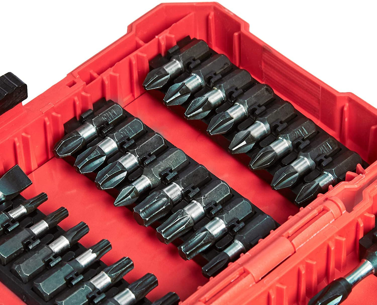 Amazon Basics 42-Piece Impact Screwdriver Bit Set Phillips, Slotted and Torx, Variety Pack