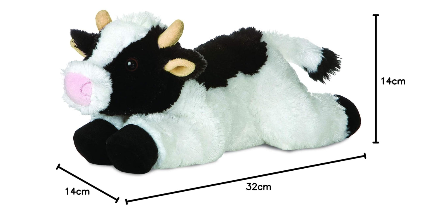 Aurora, 31430, Flopsies May Bell Cow, 12In, Soft Toy, Multi-Colour