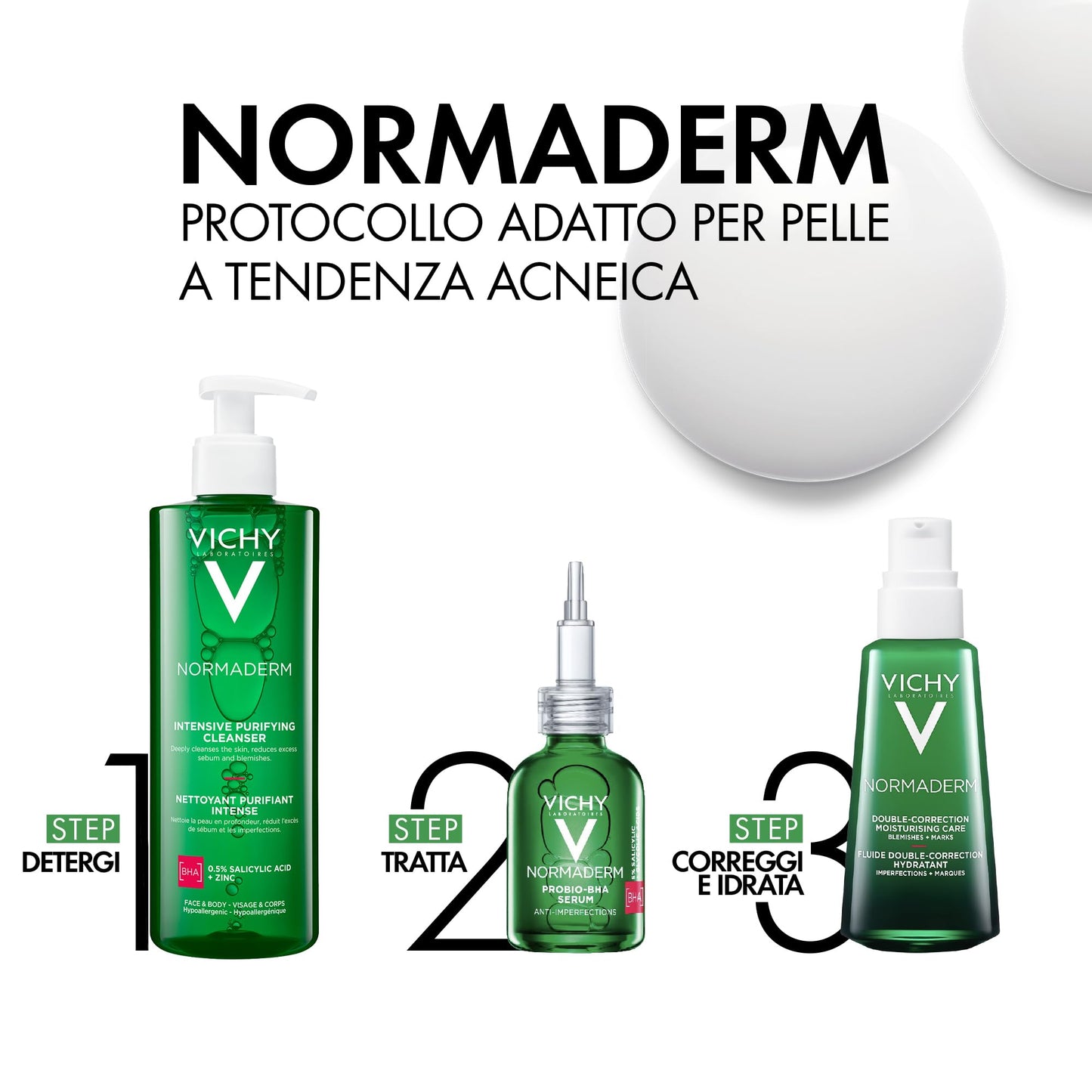 Vichy Normaderm Phytosolution Inten. Purifying Gel 400ml Almond 400 ml (Pack of 1)