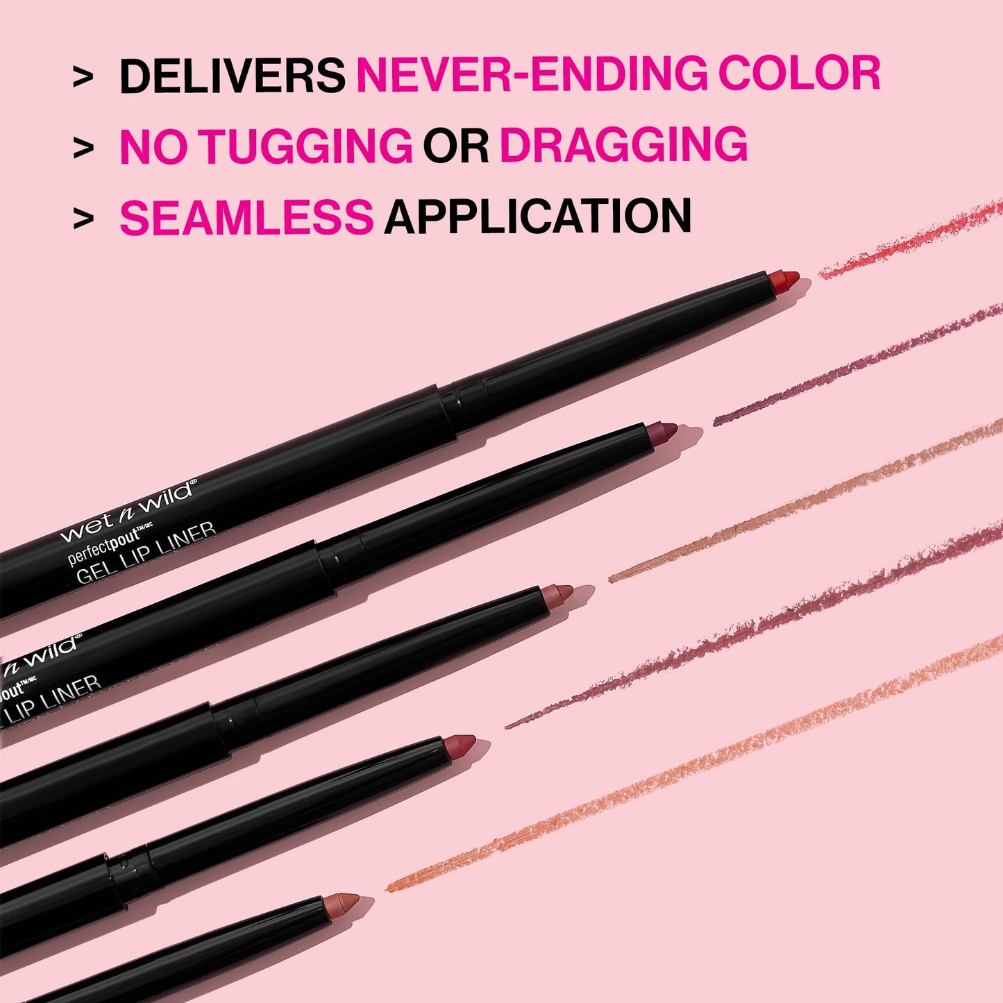 WET N WILD Perfect Pout Gel Lip Liner - Lay Down the Mauves (New!)