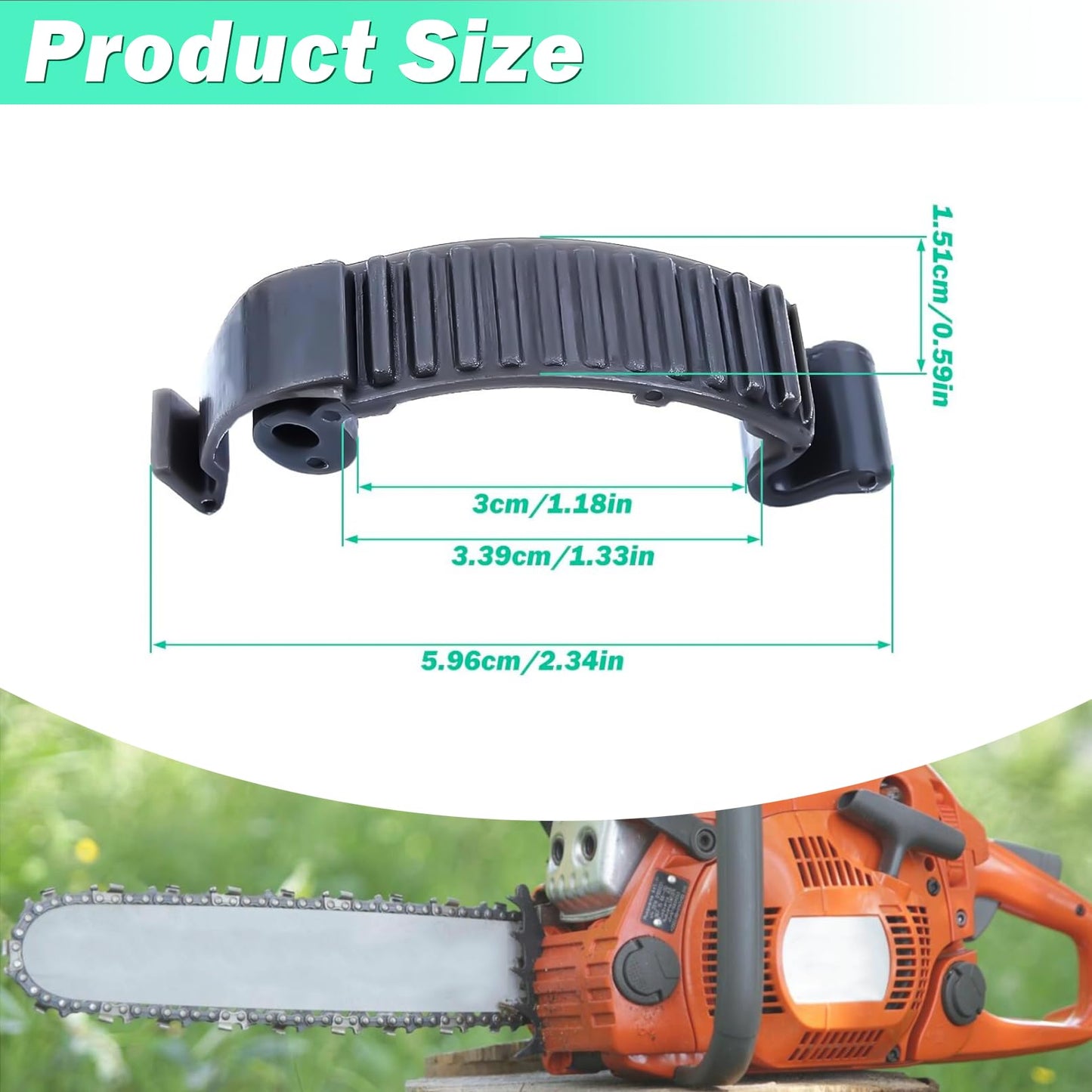 Adefol 3 x Top Cylinder Cover Snap Clip Buckle for Husqvarna 435 440E 445 450 450E 570 575 Chainsaw for 503894701