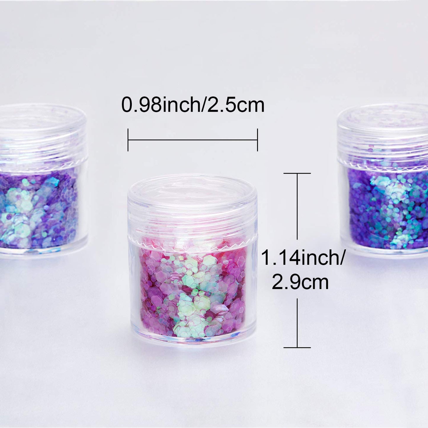 12 Boxes Chunky Glitter, Mermaid Chunky Glitter, Holographic Cosmetic Festival Ultra-Thin Chunky Glitter for Nail Face Body Hair Makeup