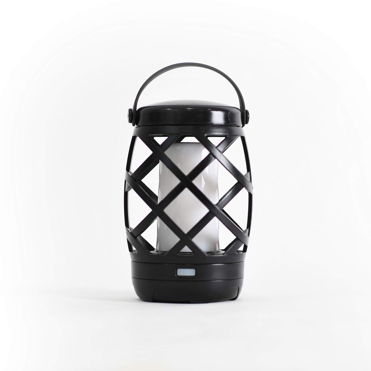 Auraglow Battery Operated Flickering Flame Outdoor Garden Hanging Gazebo Light LED Camping Lantern Table Lamp with Timer