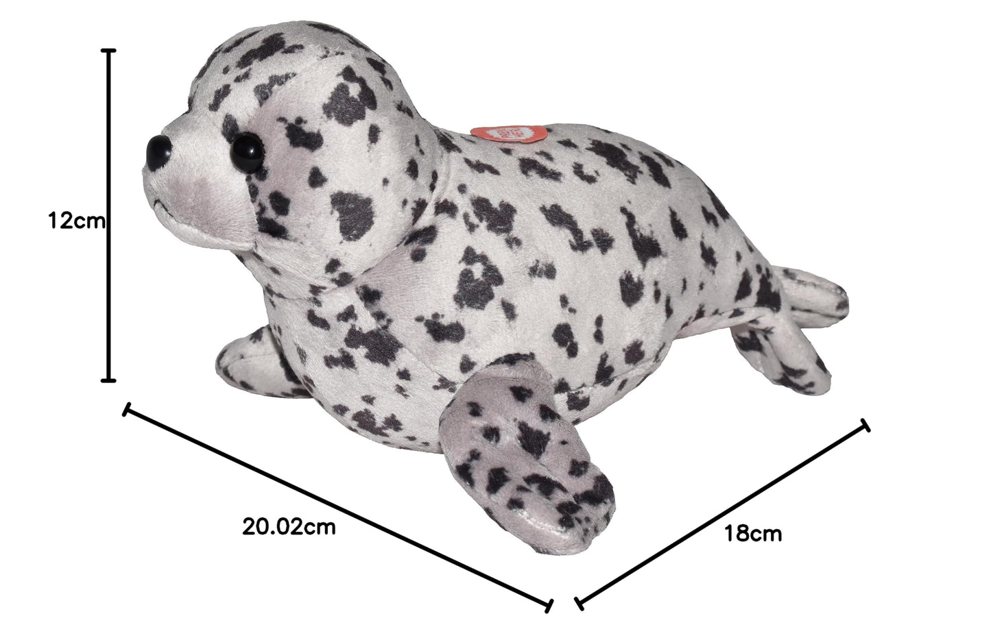 Wild Republic Wild Calls Harbor Seal, Authentic Animal Sound, Stuffed Animal, 8 Inches, Gift for Kids, Plush Toy, Fill is Spun Recycled Water Bottles