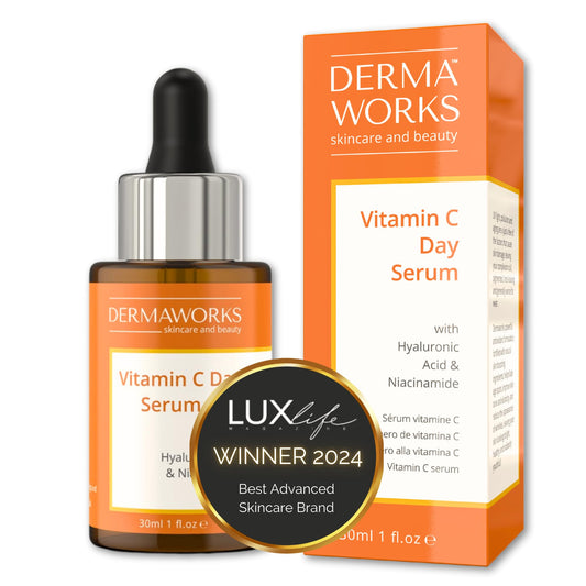 Vitamin C Serum for Face with Hyaluronic Acid & Niacinamide – Vitamin C Face Serum for Women – Face Serum for Men – Anti aging Serum for Face – Skin Brightening Serum – Dark Spot Correcting Glow Serum