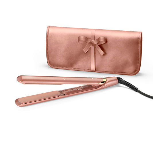 BaByliss Rose Gold Styler Hair Straighteners, Ultra-smooth ceramic plates, Multi-voltage, Ultra-fast 15 second Heat Up, 3 heat settings up to 235°C, Worldwide use