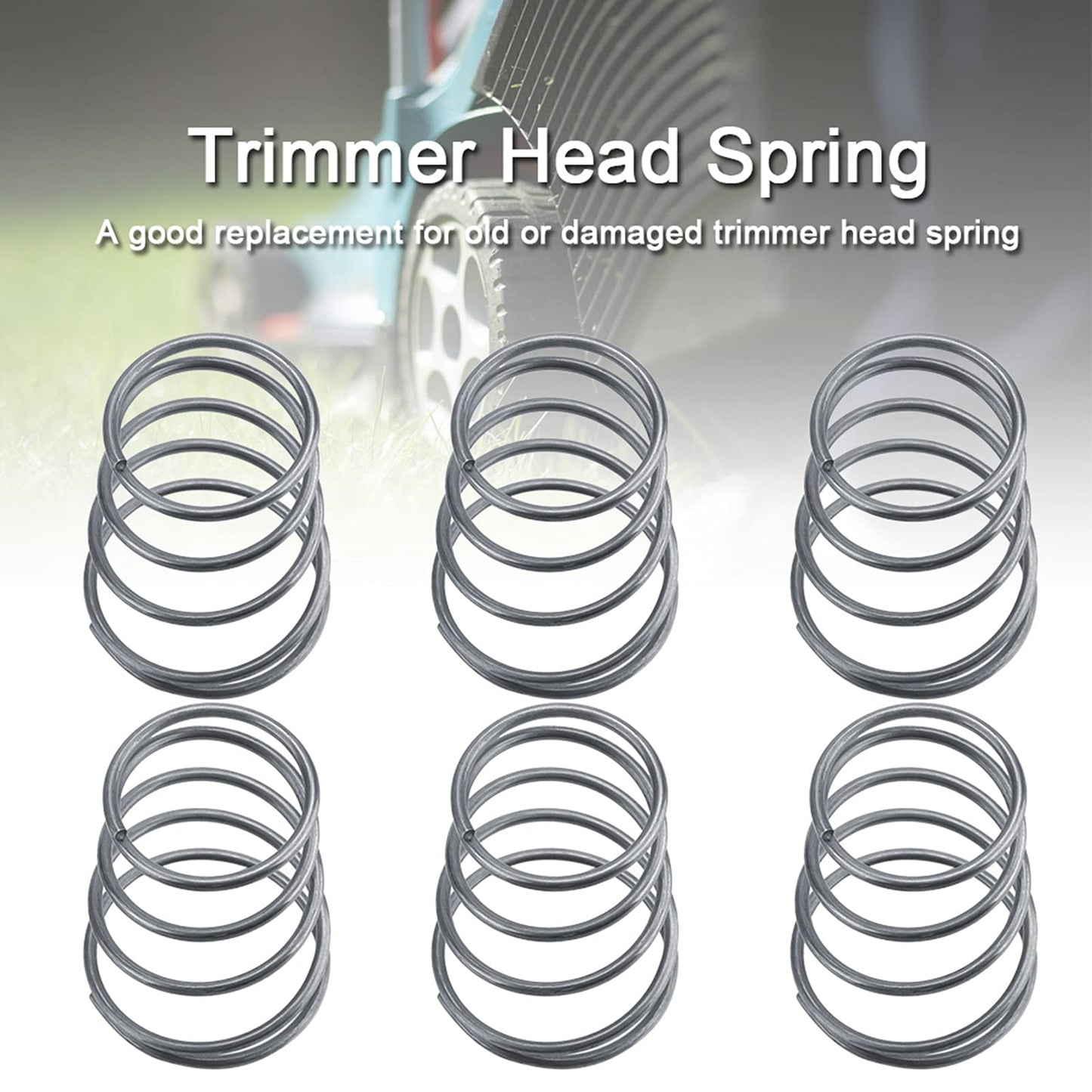 5Pcs Grass Trimmer Head Bump Knob Metal Springs Universal Brush Cutter Gardening Tool Replacement Part