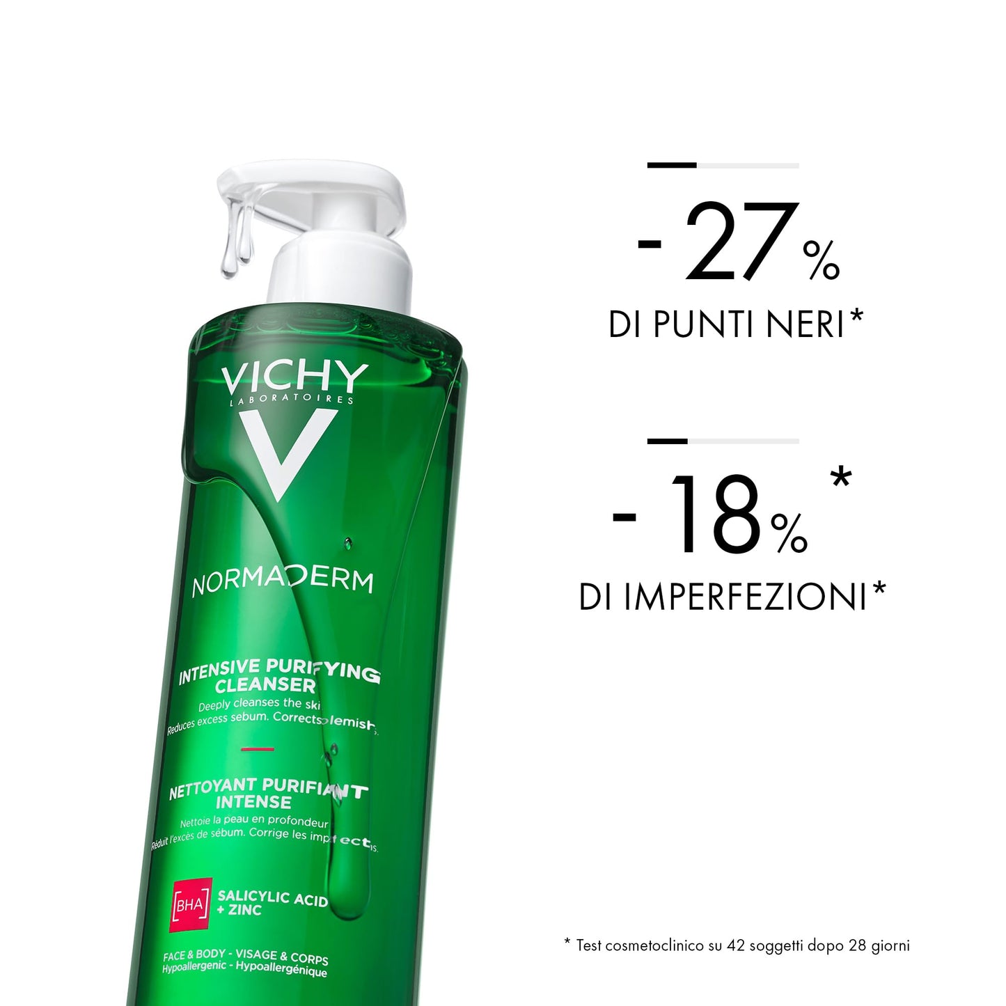 Vichy Normaderm Phytosolution Inten. Purifying Gel 400ml Almond 400 ml (Pack of 1)