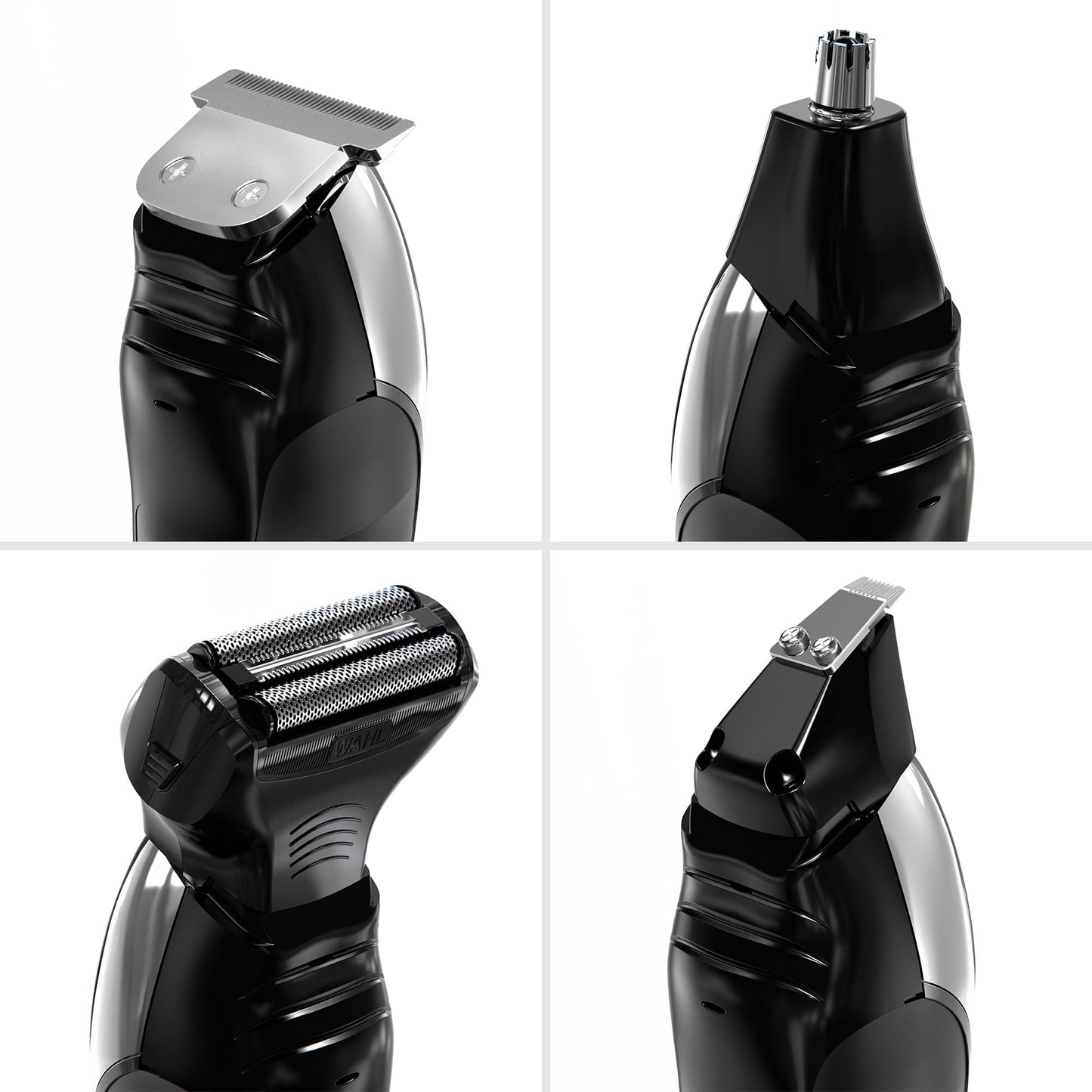 WAHL Aqua Blade 10 in 1 Multigroomer, Beard and Body Trimmers Men, Stubble Trimming, Body Shaving, Faceand Body Grooming, Fully Washable, Male Set, Black Wahl 10 in 1 Aqua Blade Multigroomer Single