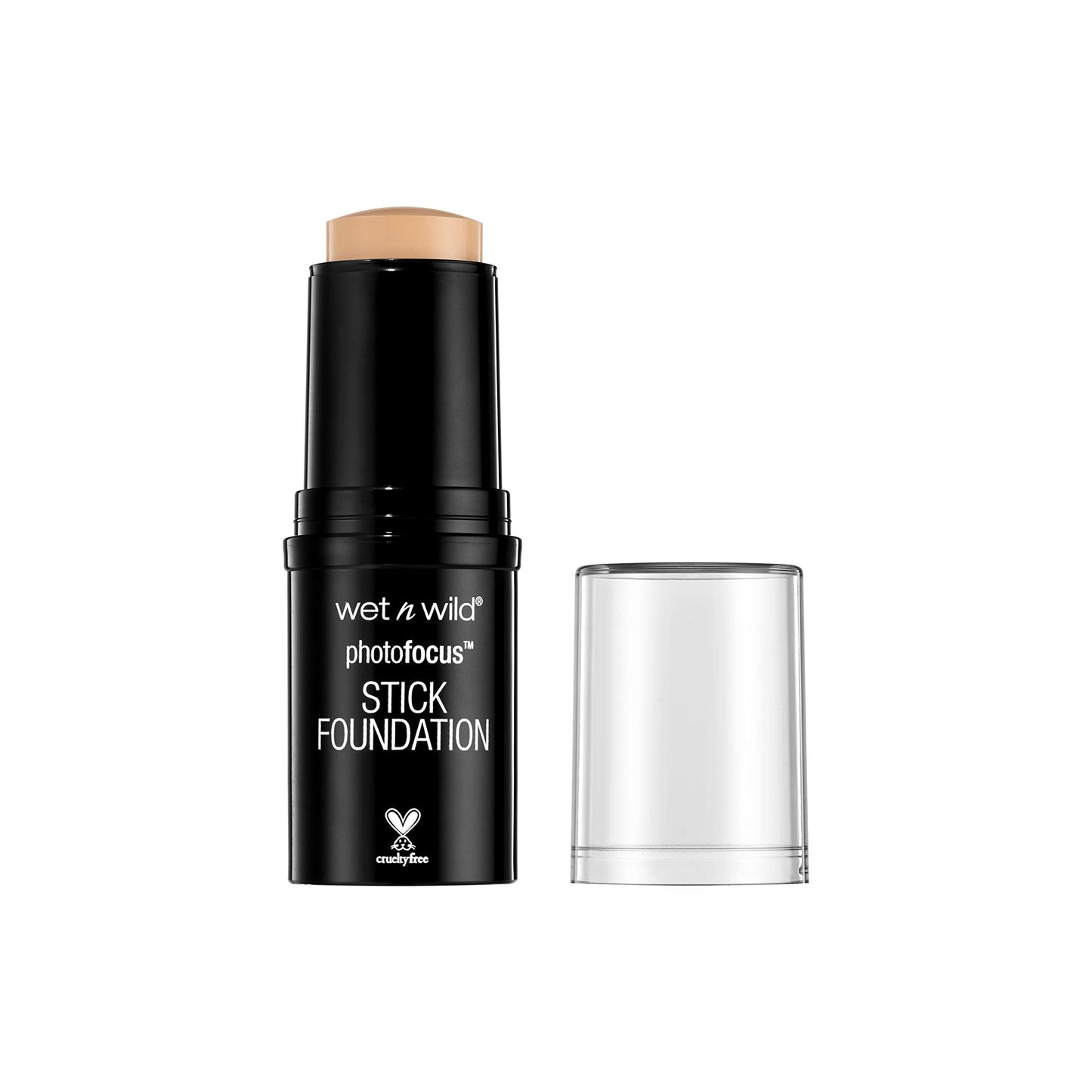 Wet n Wild, Photo Focus Stick Foundation, Foundation in Stick with Long-lasting Coverage, Lightweight and Creamy Formula with Semi-matte Finish, with Argan, and Sunflower Seed Oil, Soft Beige