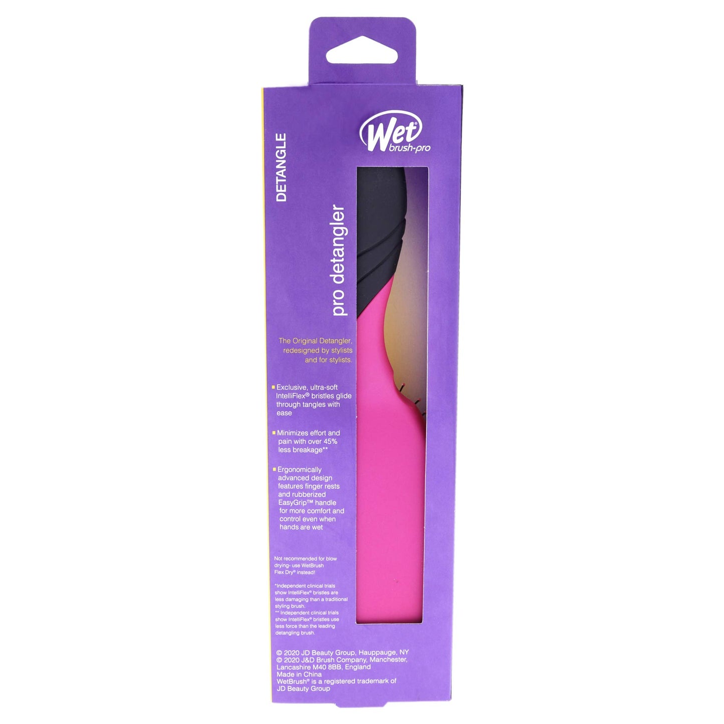 Wet Brush Pro Detangler Hair Brush Pink, Pack of 1