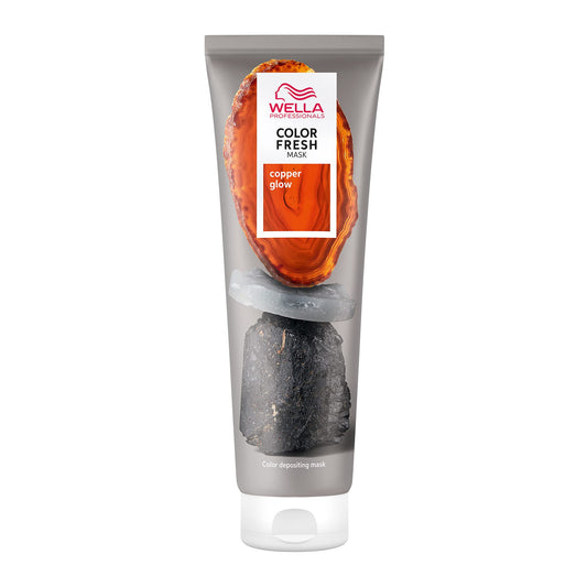 Wella Professional Color Fresh Mask | Temporary Color Refresh Treatment |Semi-Permanent Hair Dye | Wash Out Colour |150ml | Copper Glow