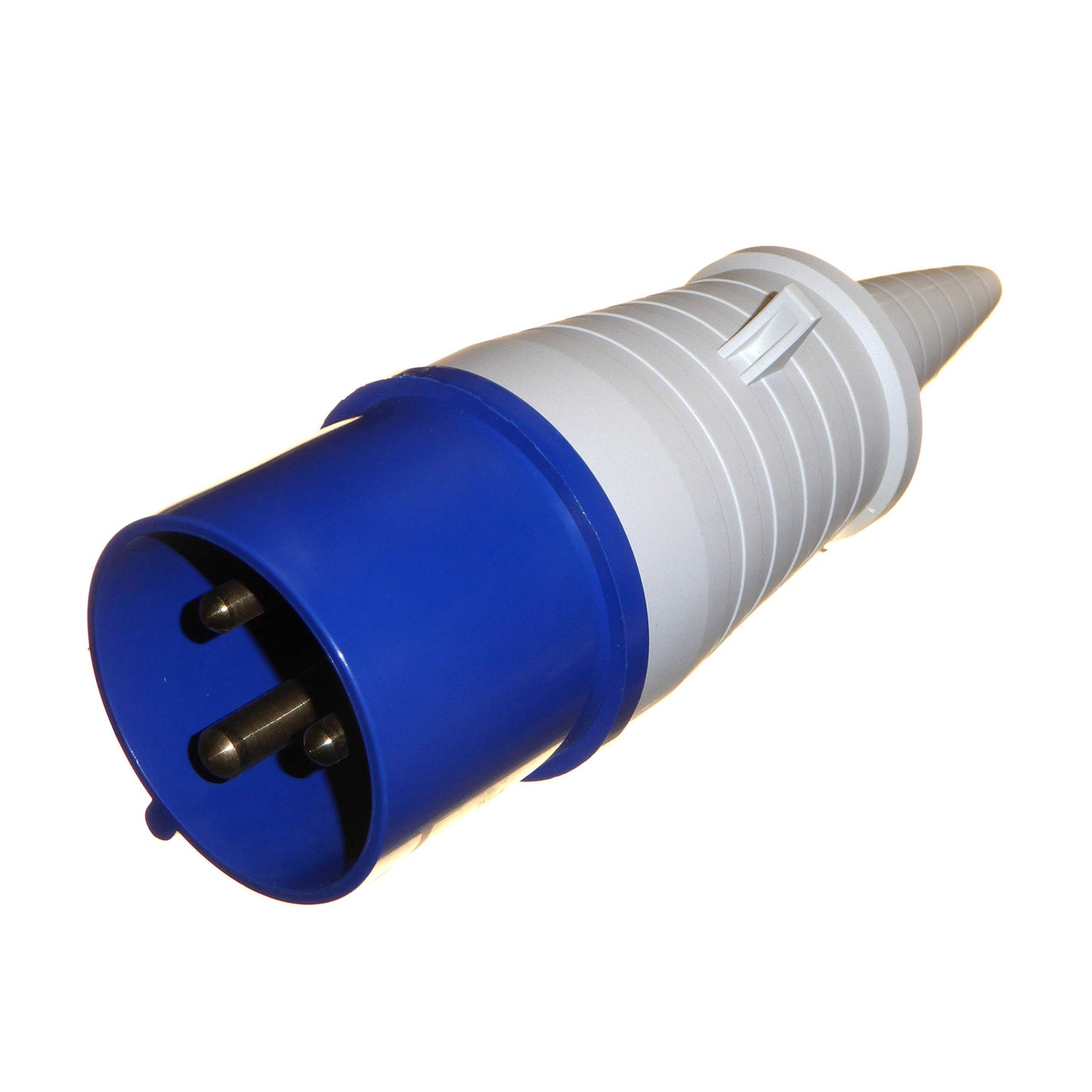 32 Amp 3 Pin Plug & Surface Socket 230V IP44 32A 2P+E 1 Phase Indoor/Outdoor Rainsafe Industrial 32A IEC Blue