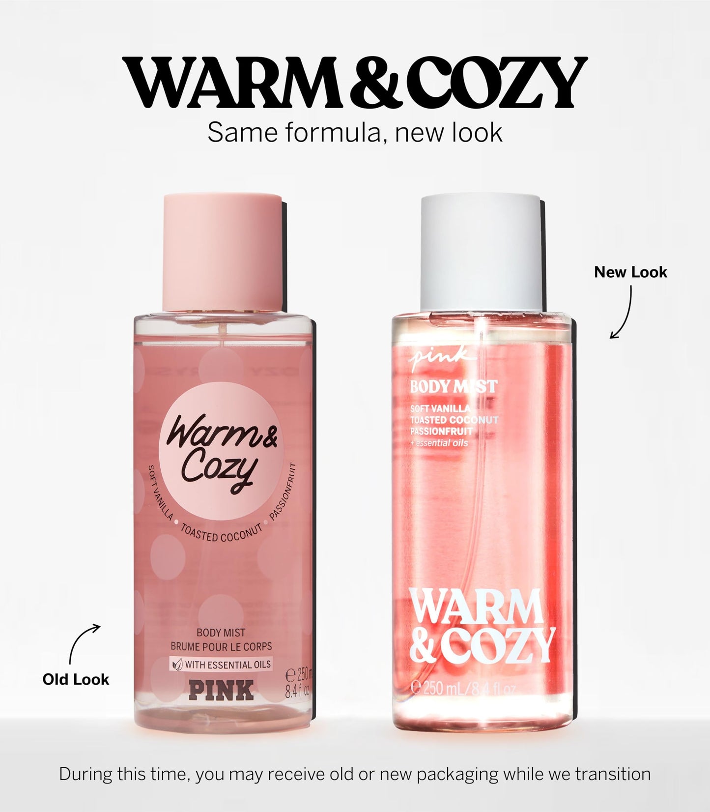 Victoria's Secret Pink Body Mist Warm and Cozy, 250 ml, FLVIC628