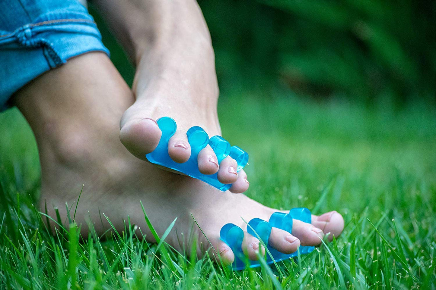 2 Pair Gel Toe Stretcher and Toe Separator for Relaxing Toes, Bunion Relief, Hammer Toe and more for Women and Men, Quickly Alleviating Pain After Yoga and Sports Activities