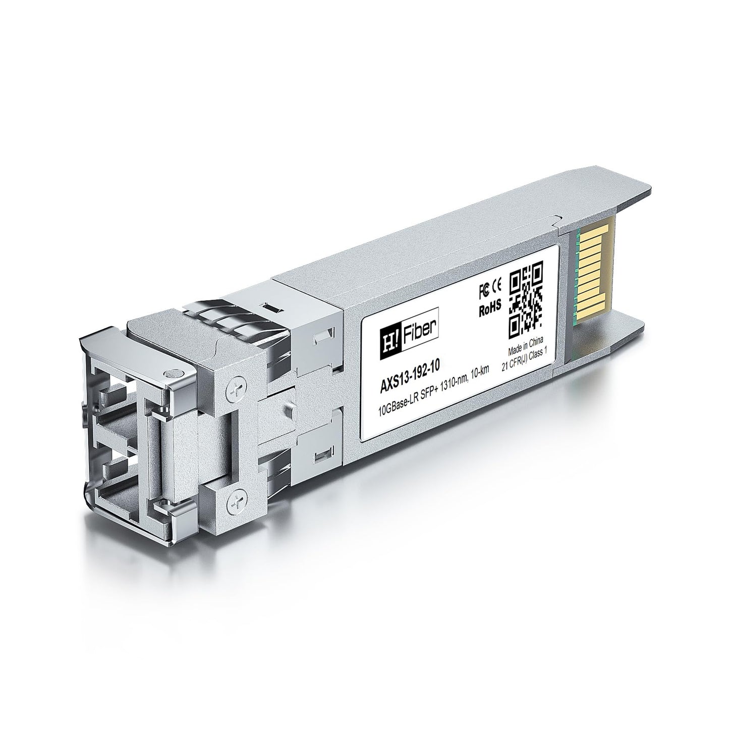 2 pack, 10GBASE-LR SFP+ transceiver, SFP+ to LC, 10G singlemode module Compatible with Cisco SFP-10G-LR, MA-SFP-10GB-LR, Ubiquiti UniFi UF-SM-10G, Mikrotik S+31DLC10D, Netgear AXM762... 4. 10G-LR: 10 km 2 pack