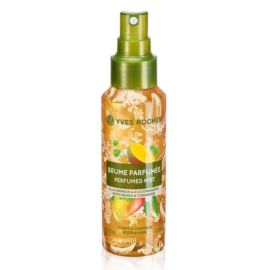 Yves Rocher Perfumed Mist Mango and Coriander for Body and Hair 100 ml