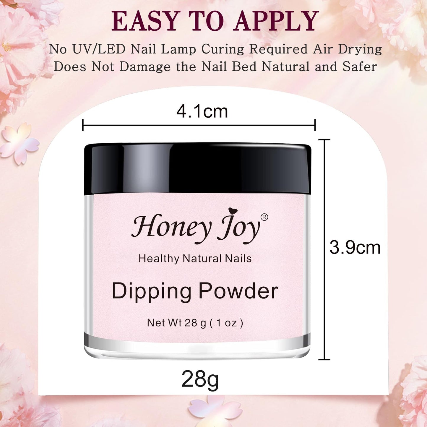 28g/Box Fine Dipping Powder French Manicure Foundation Colors Pink and White Dip Powder Nails,No UV Led Cure,1oz per box,Clear Natural Pink… Dip-Clear Natural Pink-UKA