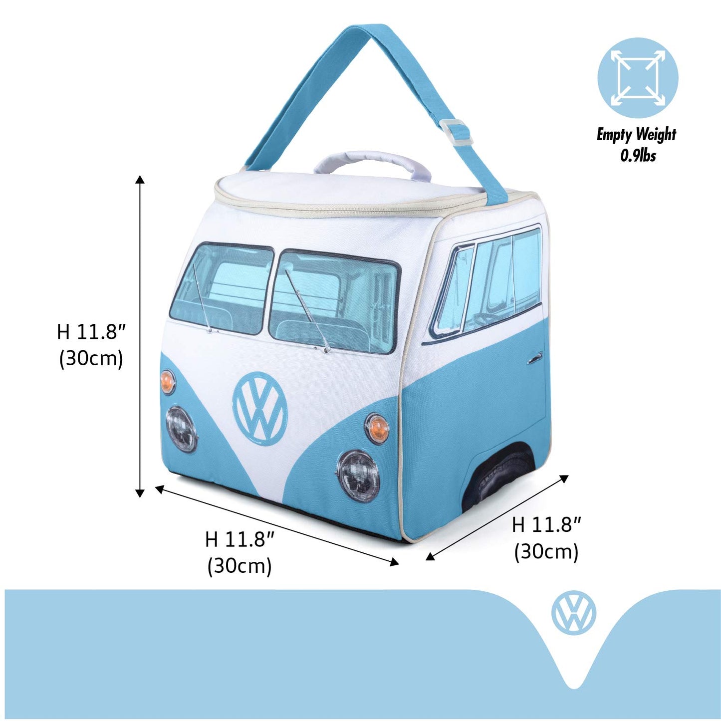 ‎Boardmasters VW Camper Van Large Cooler Bag Blue Single