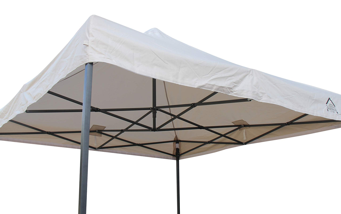 All Seasons Gazebos 2.5x2.5m Pop Up | Heavy Duty, Fully Waterproof Gazebo, High-Grade Materials (Beige) Beige