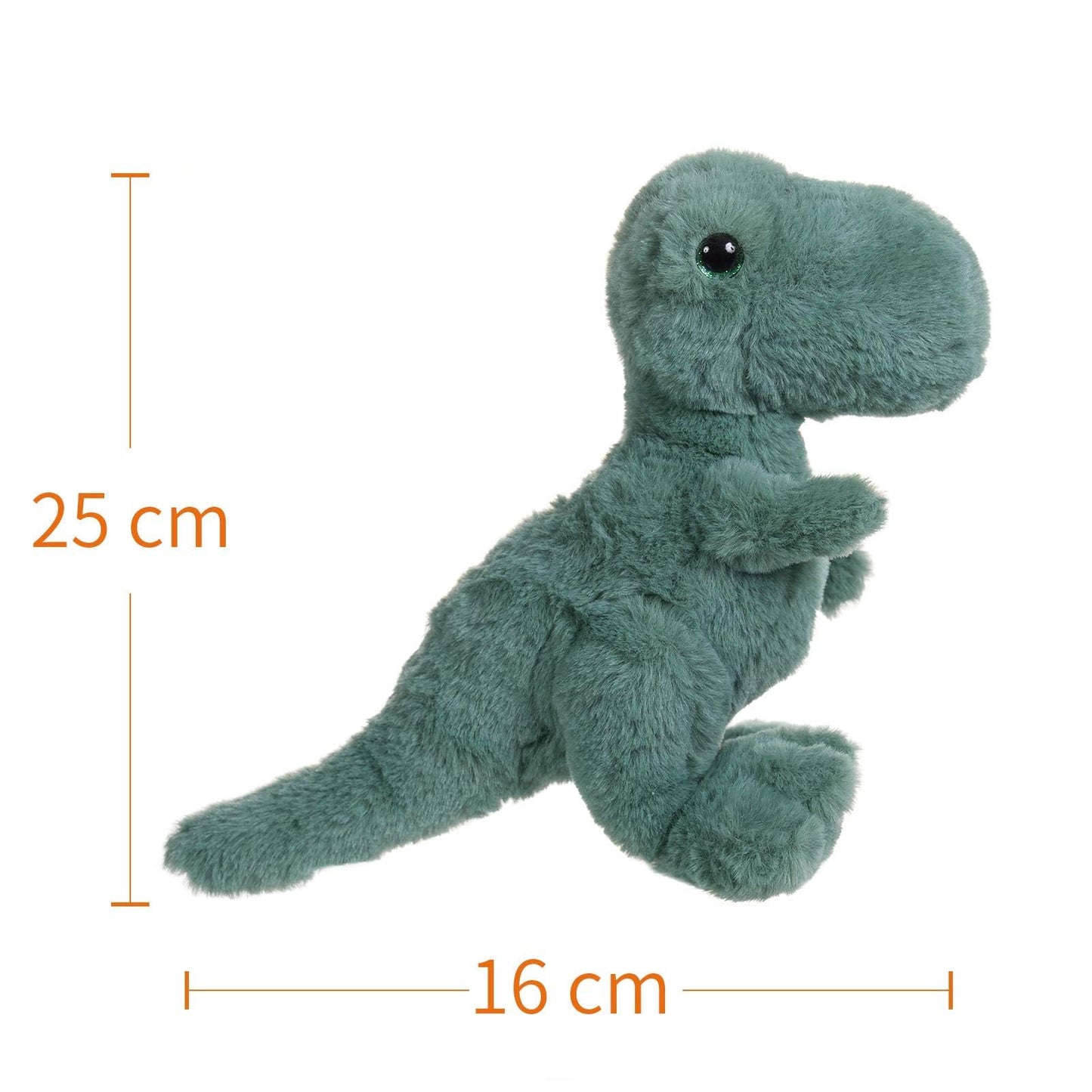 Apricot Lamb Soft Toys Plush Dinosaur Stuffed Animal Soft Cuddly Perfect for Girls Boys (Green Dinosaur, 10 Inches) Small Green