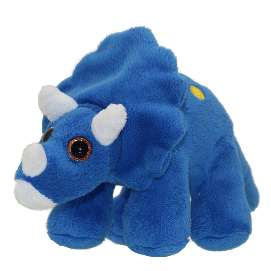 Wilberry - Dinosaurs - Blue Triceratops Soft Toy - WB001405