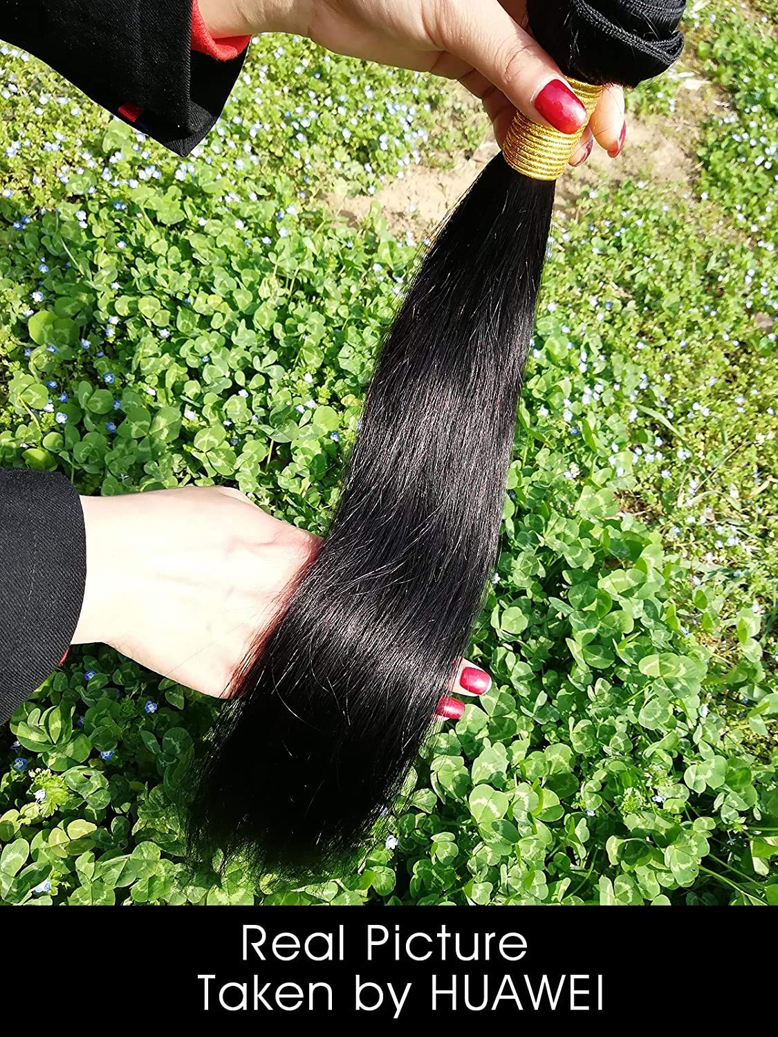 12A Brazilian Straight Hair Bundles Length 12 14 16 inch Brazilian Hair Bundles Straight Human Hair Bundles Natual Black Color 300g Total Cheap Hair Romface 12/14/16 Inch 3 Bundles Natural Color