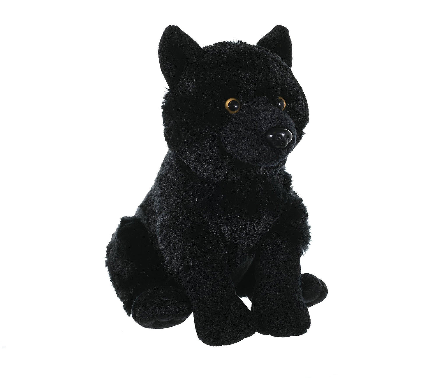 WILD REPUBLIC 23075 cuddlekins wolf black Stuffed Animal Plush Toy