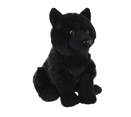 WILD REPUBLIC 23075 cuddlekins wolf black Stuffed Animal Plush Toy