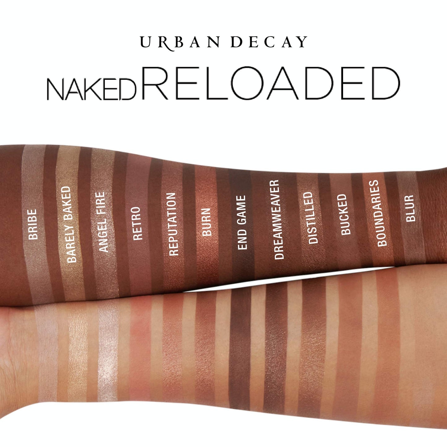 Urban Decay Naked Basics Eyeshadow Palette, 6 Blendable Matte Nudes Shades Reloaded