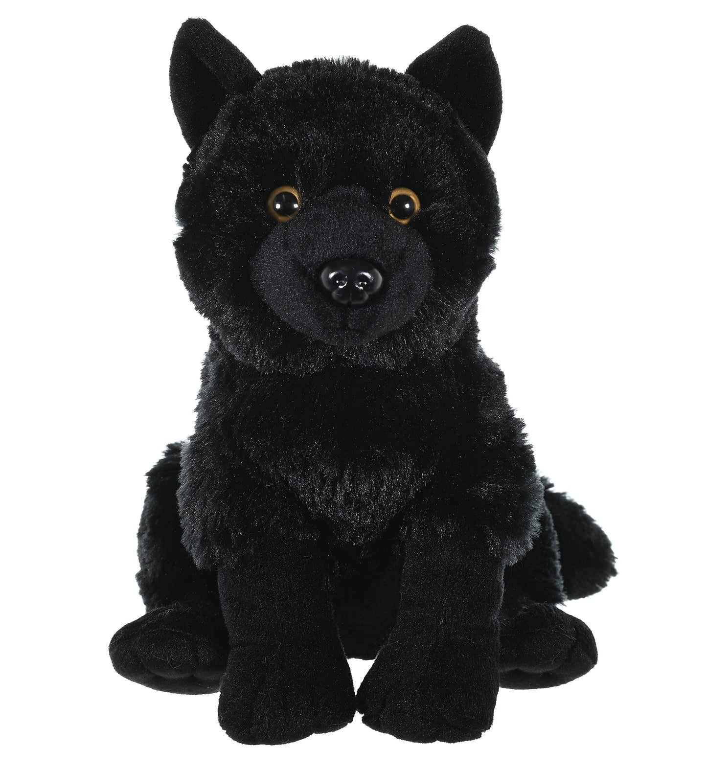 WILD REPUBLIC 23075 cuddlekins wolf black Stuffed Animal Plush Toy