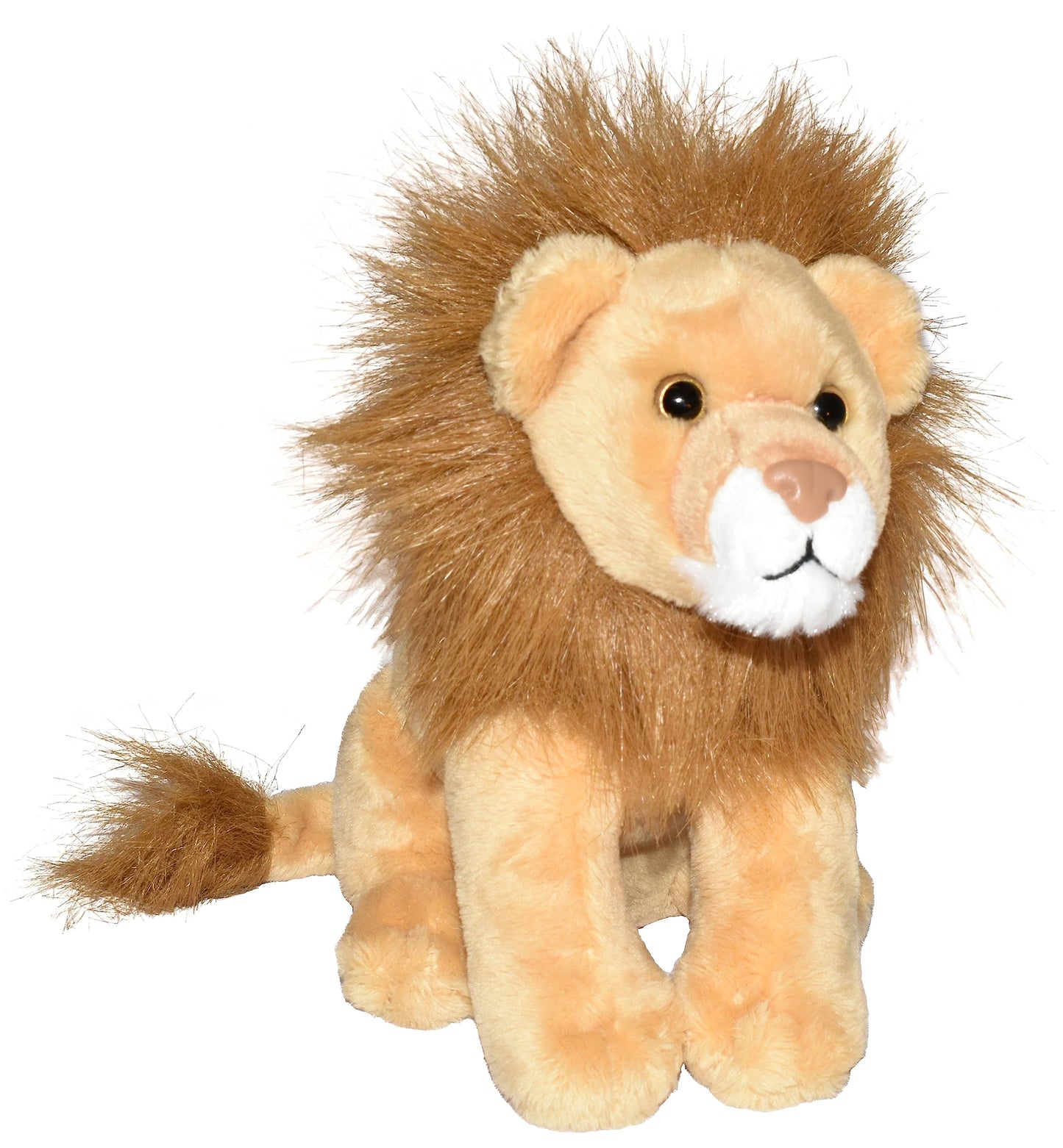 Wild Republic Wild Calls Lion, Authentic Animal Sound, Stuffed Animal, 8 Inches, Gift for Kids, Plush Toy, Fill is Spun Recycled Water Bottles