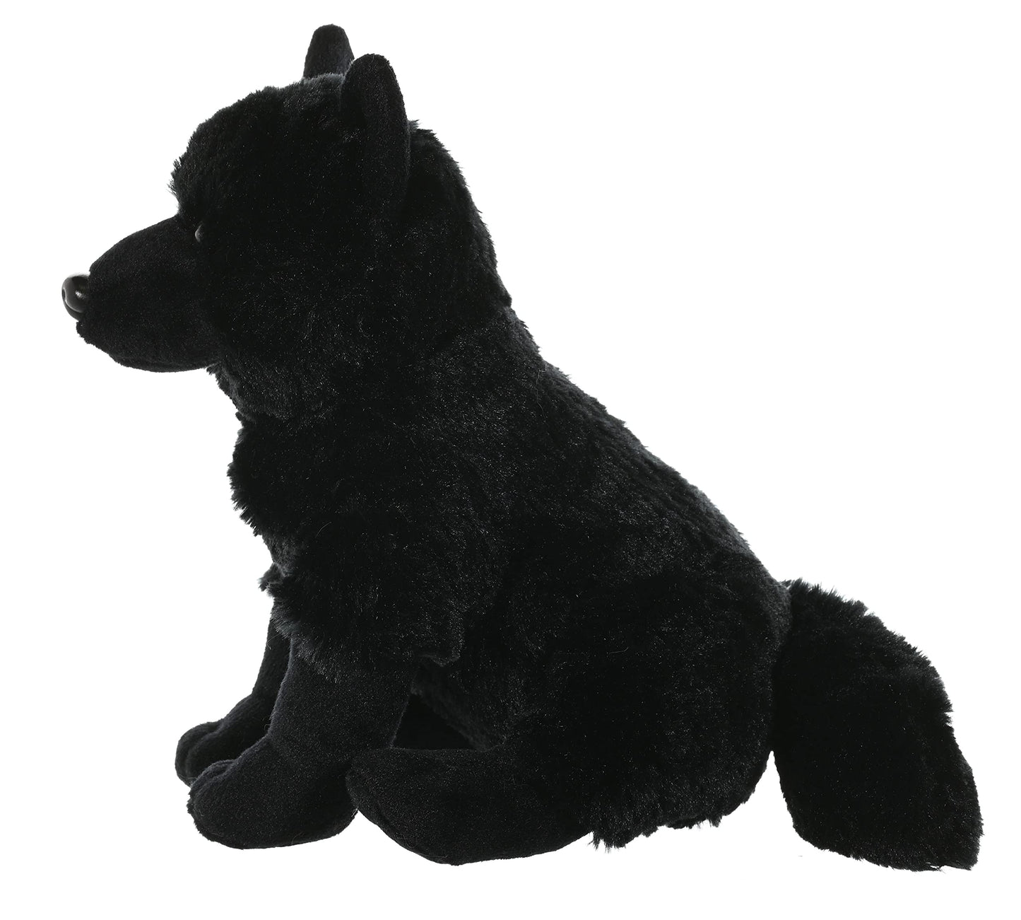 WILD REPUBLIC 23075 cuddlekins wolf black Stuffed Animal Plush Toy