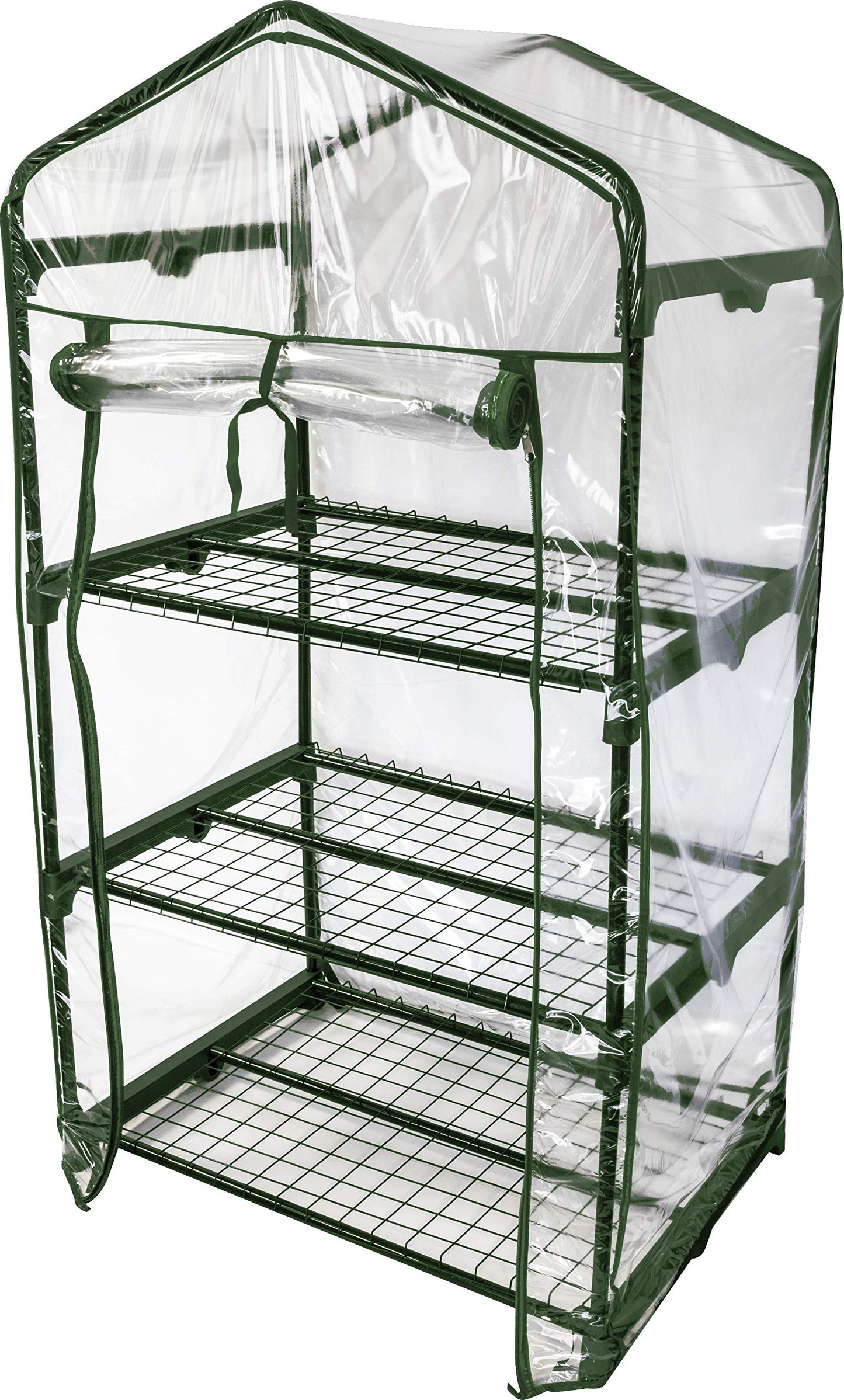 Windhager Balcony Cold Frame Foil Greenhouse for Herbs, Tomatoes etc. 68 x 49 x 128 cm 68 x 49 x 127 cm