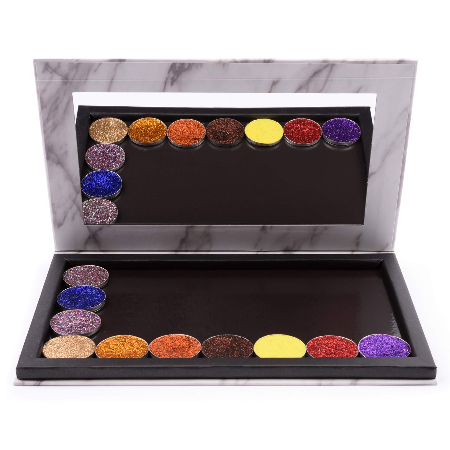 Allwon Magnetic Palette Marble Empty Makeup Palette with Mirror for Eyeshadow Lipstick Blush Powder