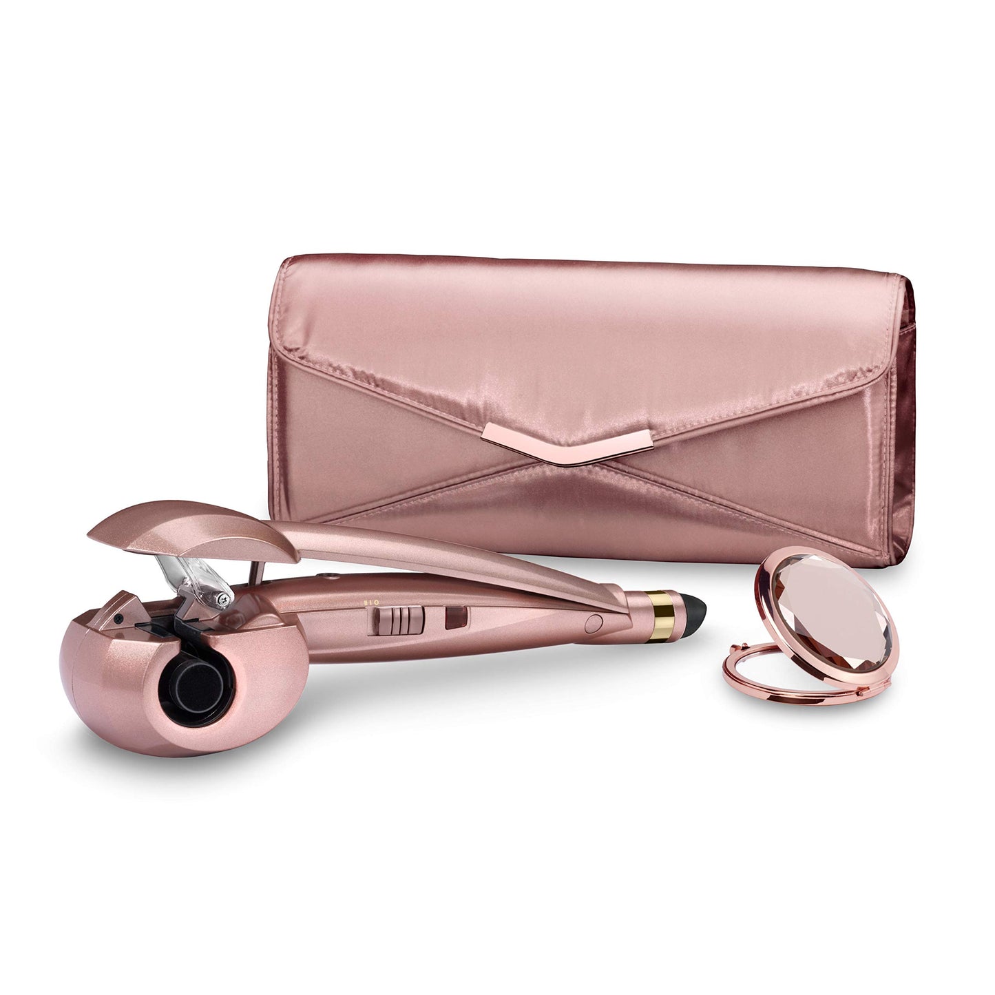 BaByliss Curl Secret Simplicity Gift Set, Fast Styler, Automatic Hair Curler, easy curling, Rose Gold Single