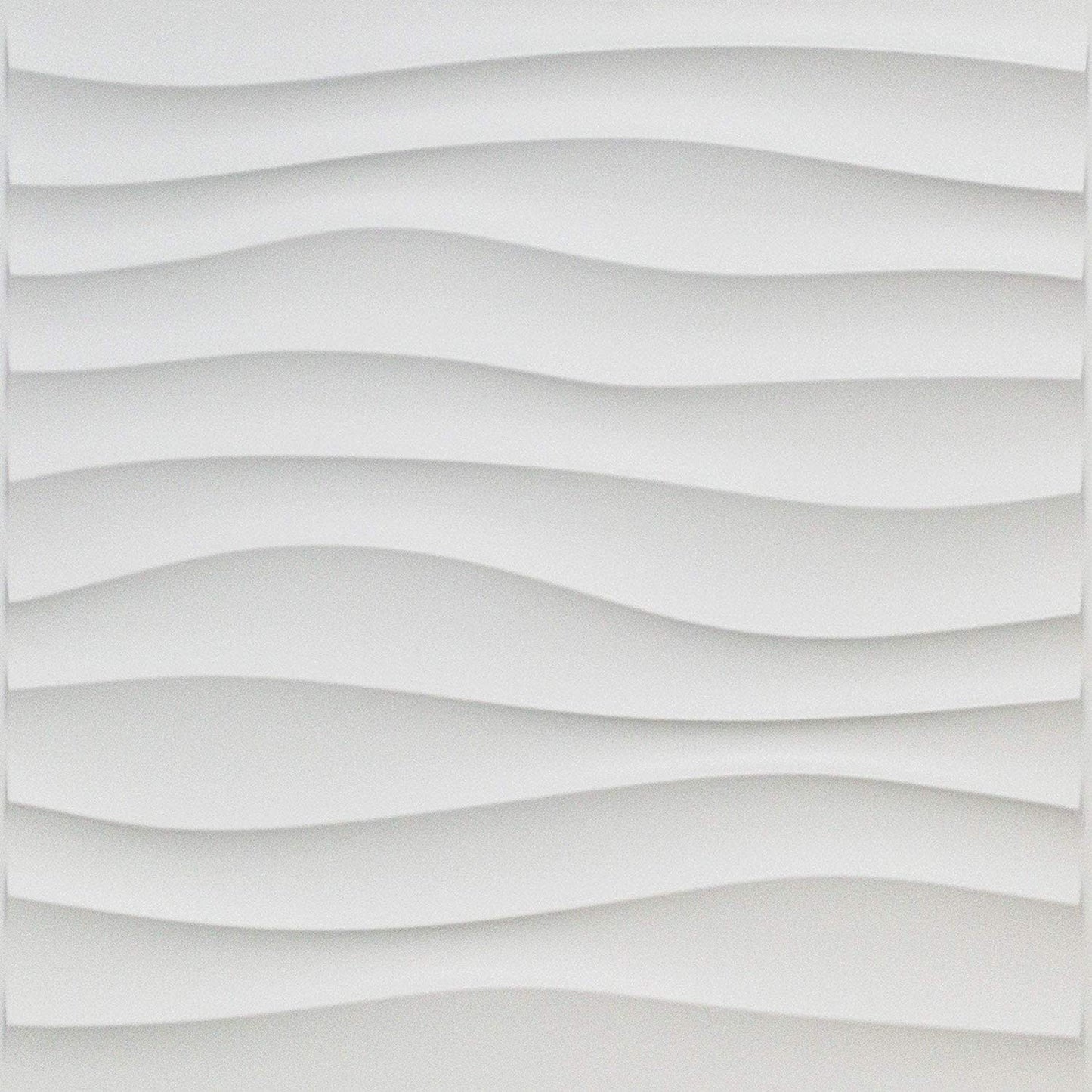 Art3d Pack of 12 Vogue 3D White Wall Panels, 3 m² Decorative Wall Tiles for Living Room, Office, Bedroom, 50 x 50 cm