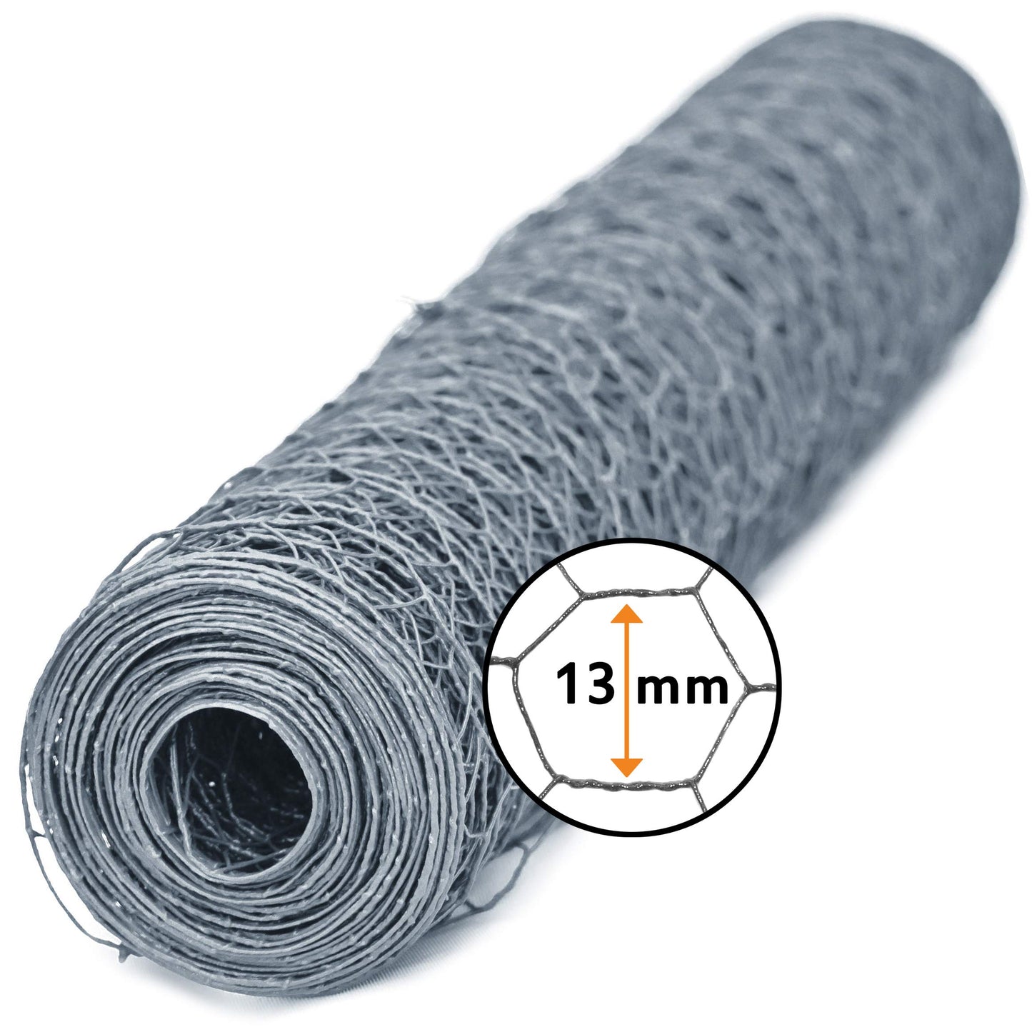 Windhager Small Animal Mesh Galvanised 1 x 10 m 13 Mm 10 x 1 m