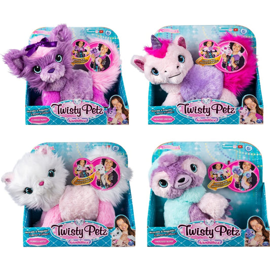 Twisty Petz 6053748 Twisty Plush Assortment (Styles May Vary-One Supplied), Multicolored