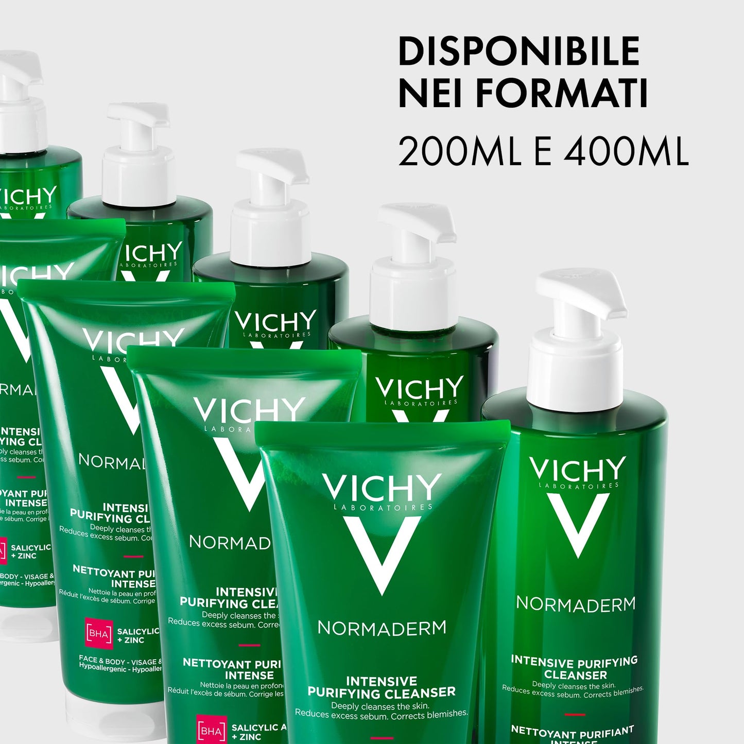 Vichy Normaderm Phytosolution Inten. Purifying Gel 400ml Almond 400 ml (Pack of 1)