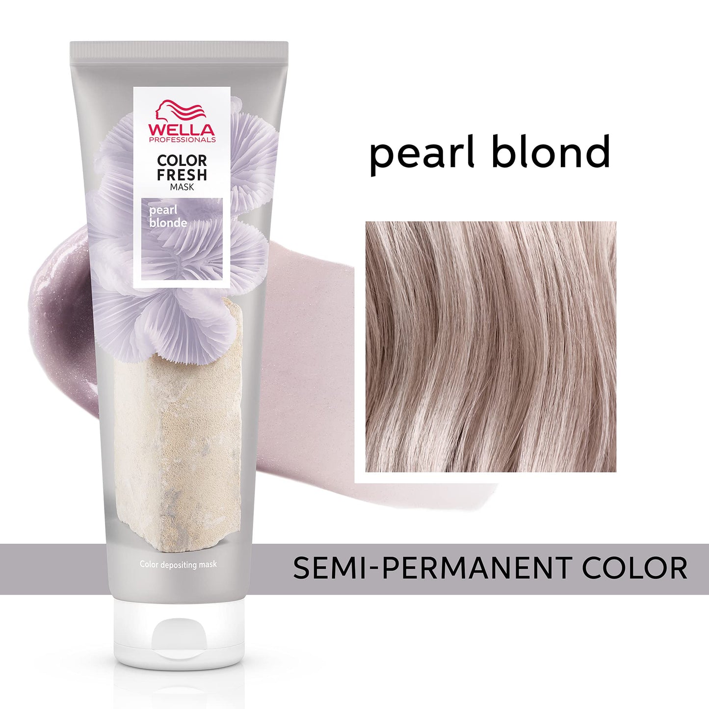 Wella Professional Color Fresh Mask | Temporary Color Refresh Treatment |Semi-Permanent Hair Dye | Wash Out Colour |150ml | Pearl Blonde