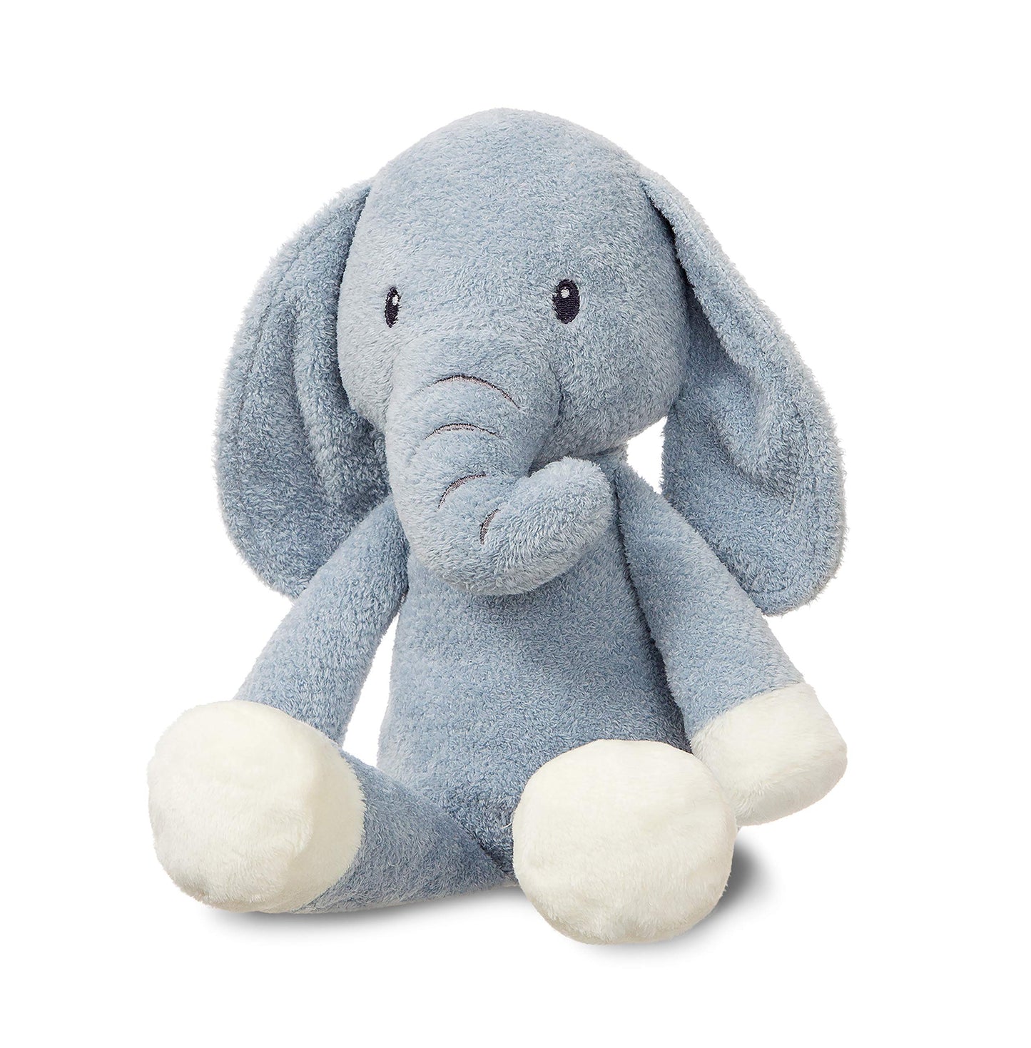 Aurora, 61225, Baby Elly Elephant, Soft Toy, 14In, Blue and White